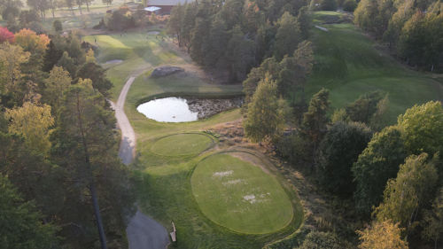 Upsala GK:s 9-hål golfbana i norra Stockholm